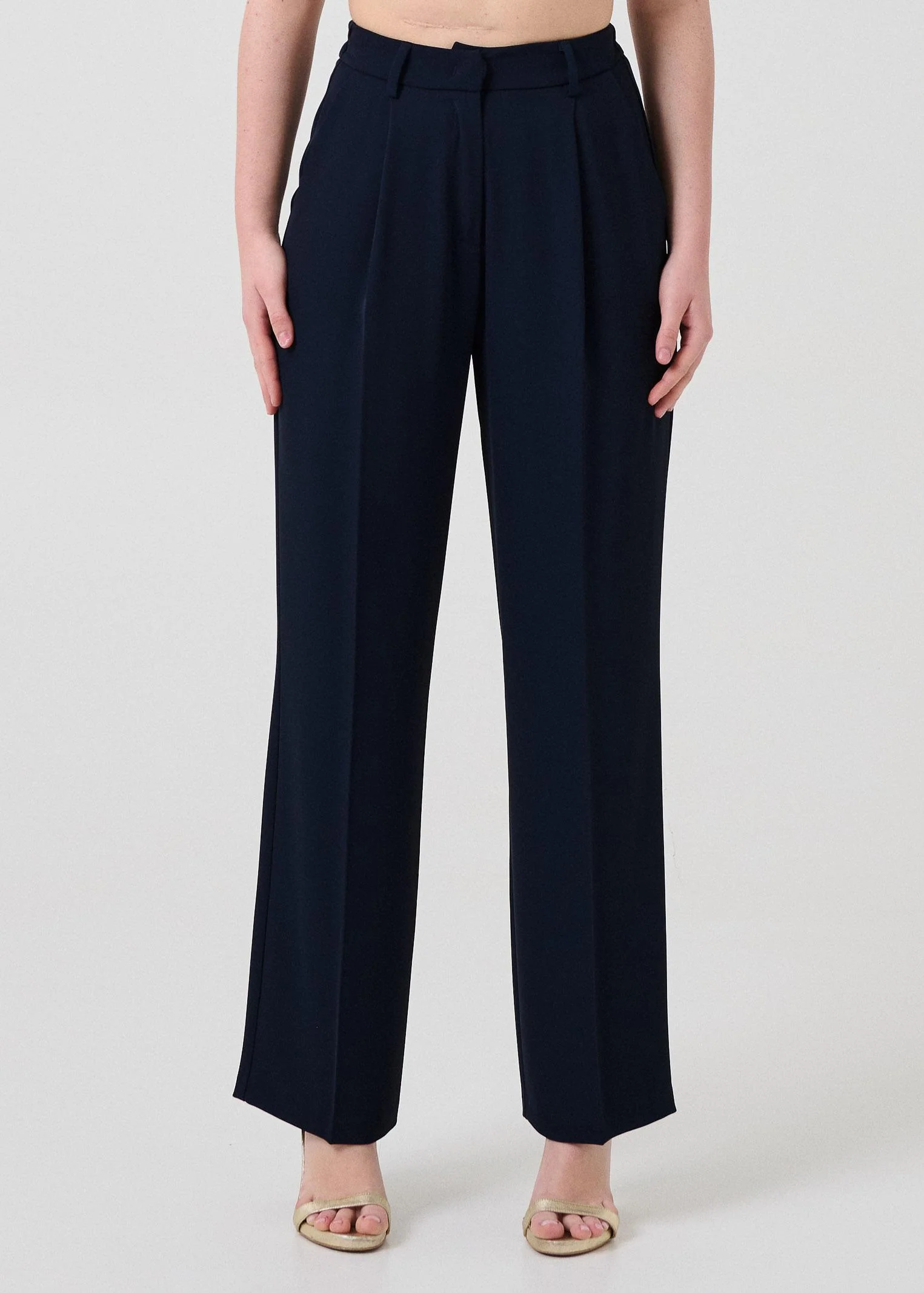 Pantalone con pinces Armoire blu