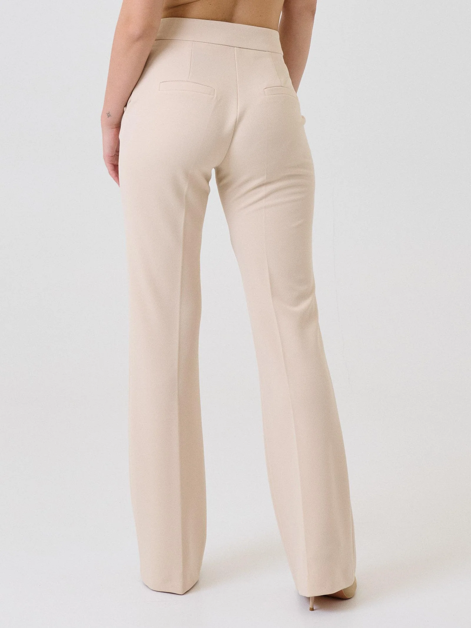Pantalone a palazzo Armoire crema - Image 3