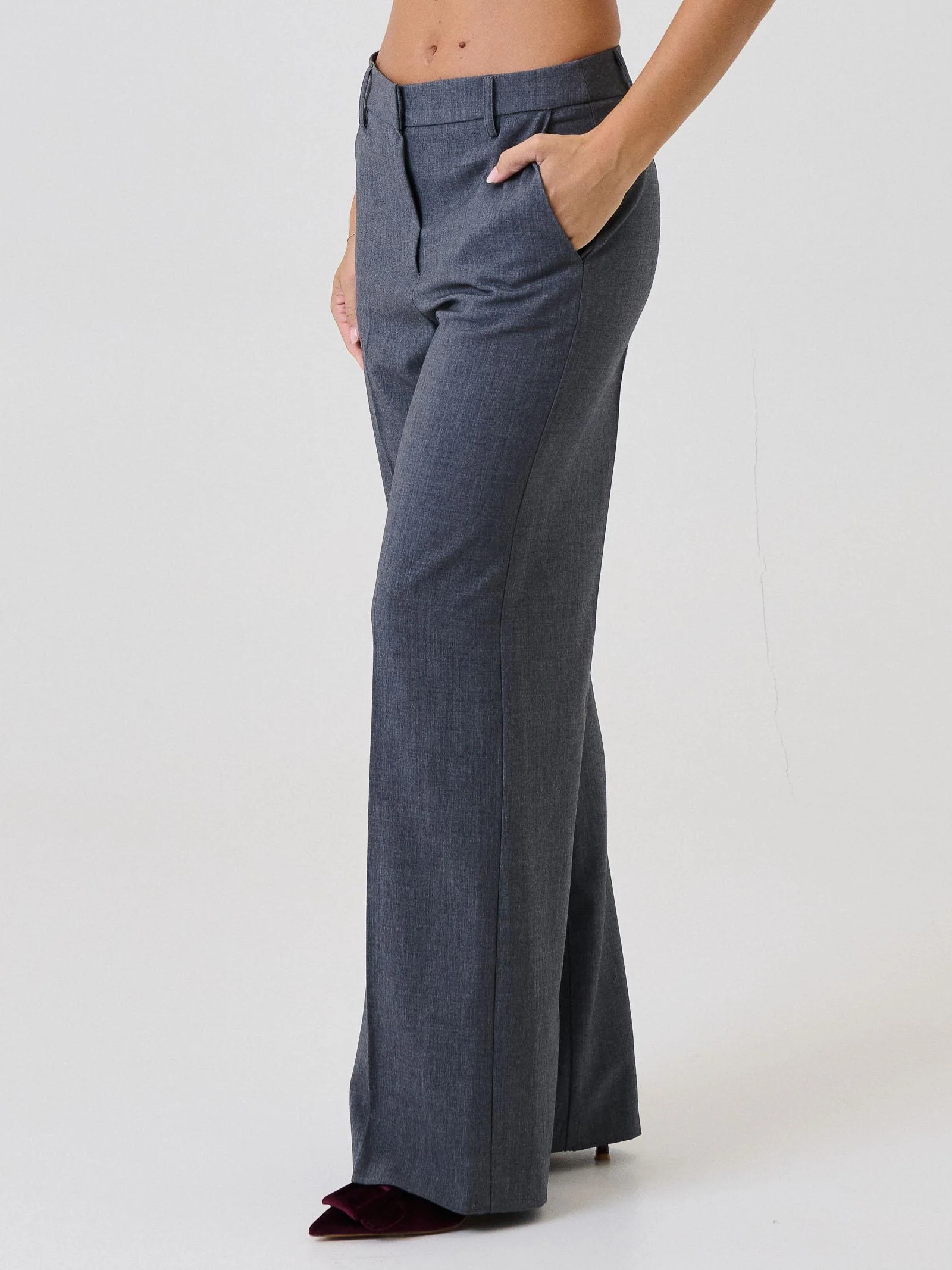 Pantalone a palazzo Armoire grigio - Image 2