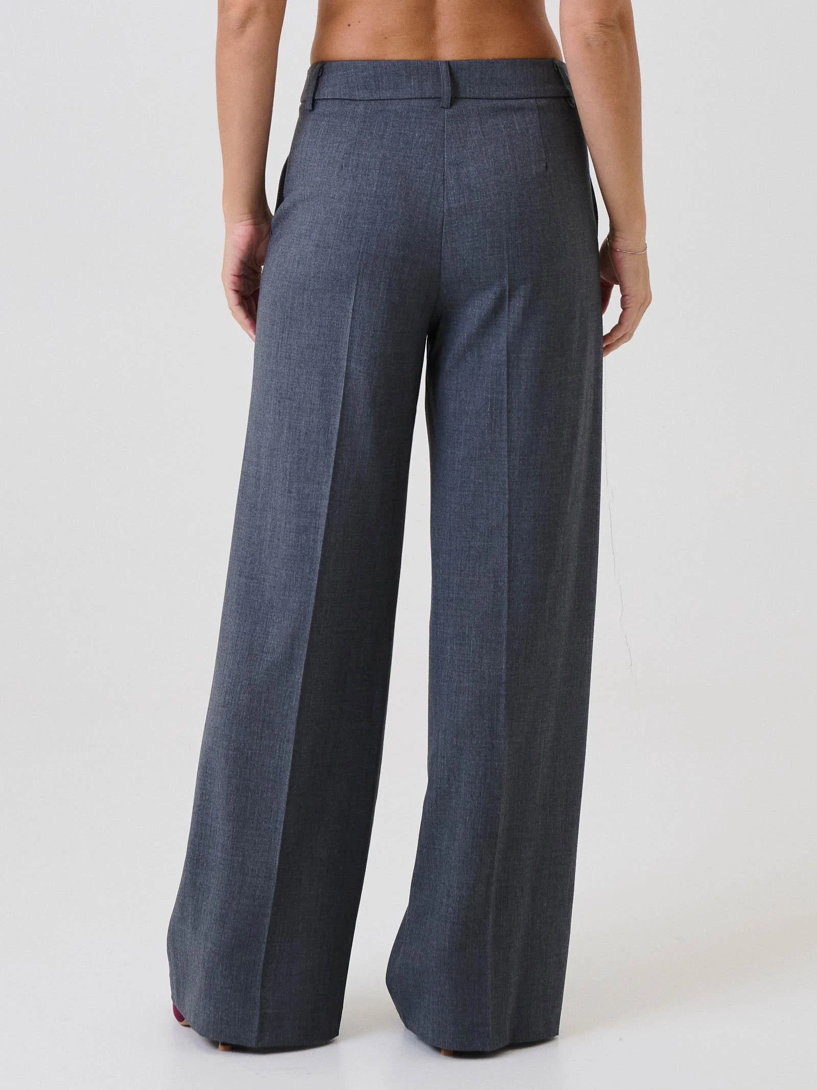 Pantalone a palazzo Armoire grigio - Image 3