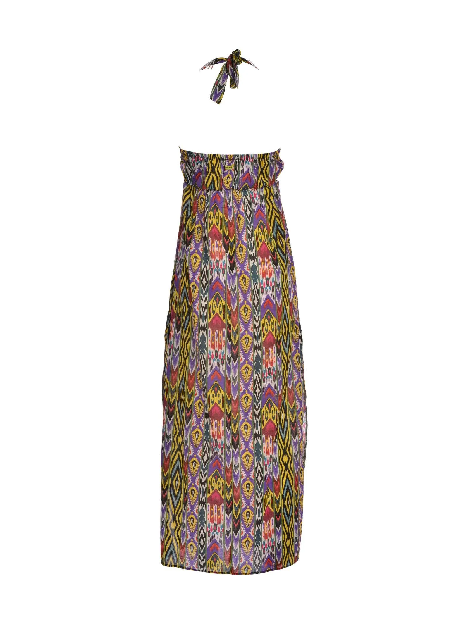 Abito lungo fantasia posh ikat - Image 3