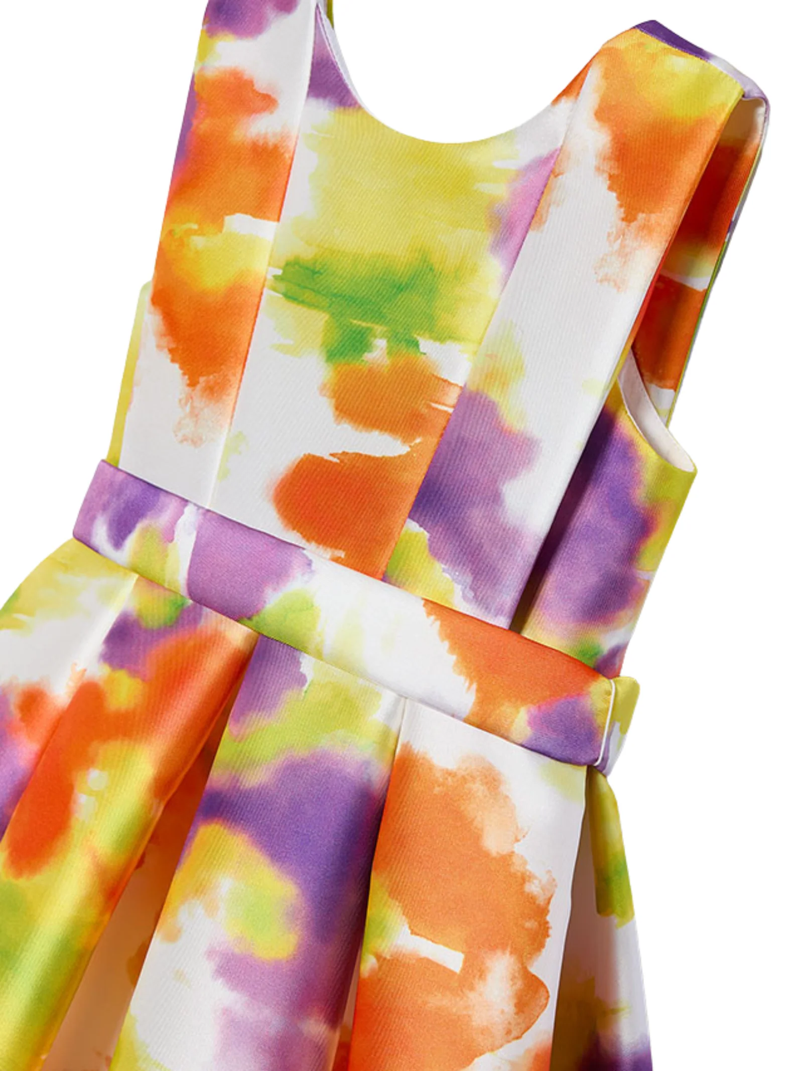 Abito mikado Abel & Lula multicolor cut-out - Image 3