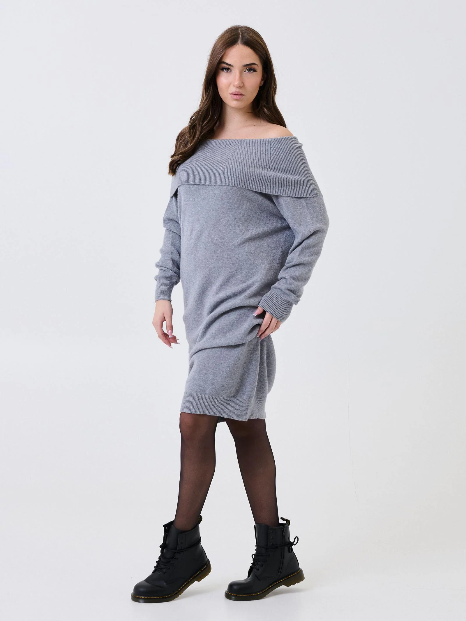 Abito a collo alto Armoire grigio - Image 2