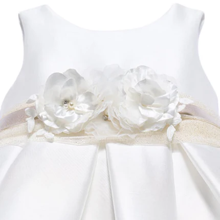 Abito Abel & Lula bianco con fiori applicati - Image 3