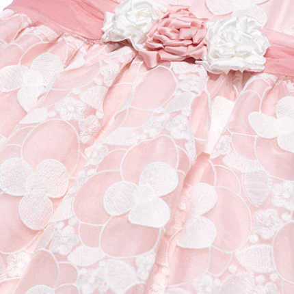 Abito Abel & Lula rosa in pizzo floreale - Image 3