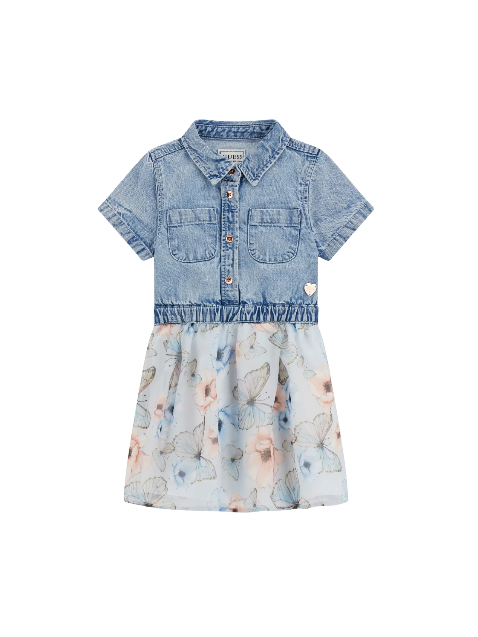 Abito con corpino in Jeans Guess blu