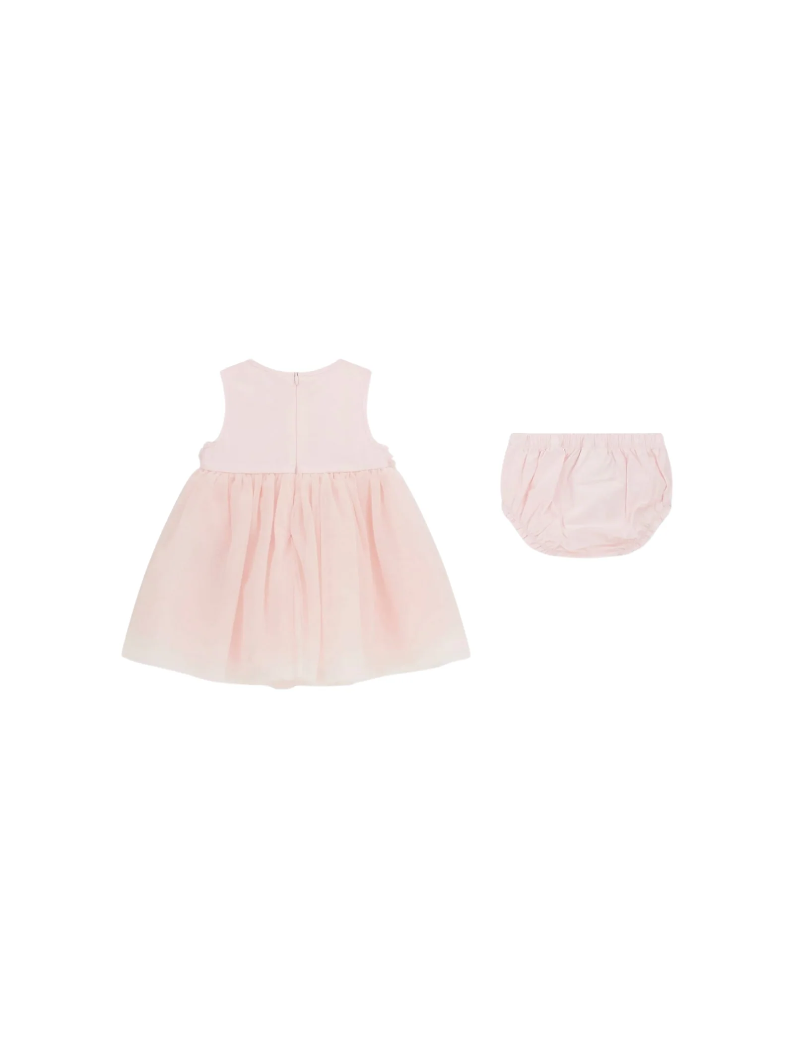 Abito con culotte Guess rosa con applicazioni floreali 3D - Image 2