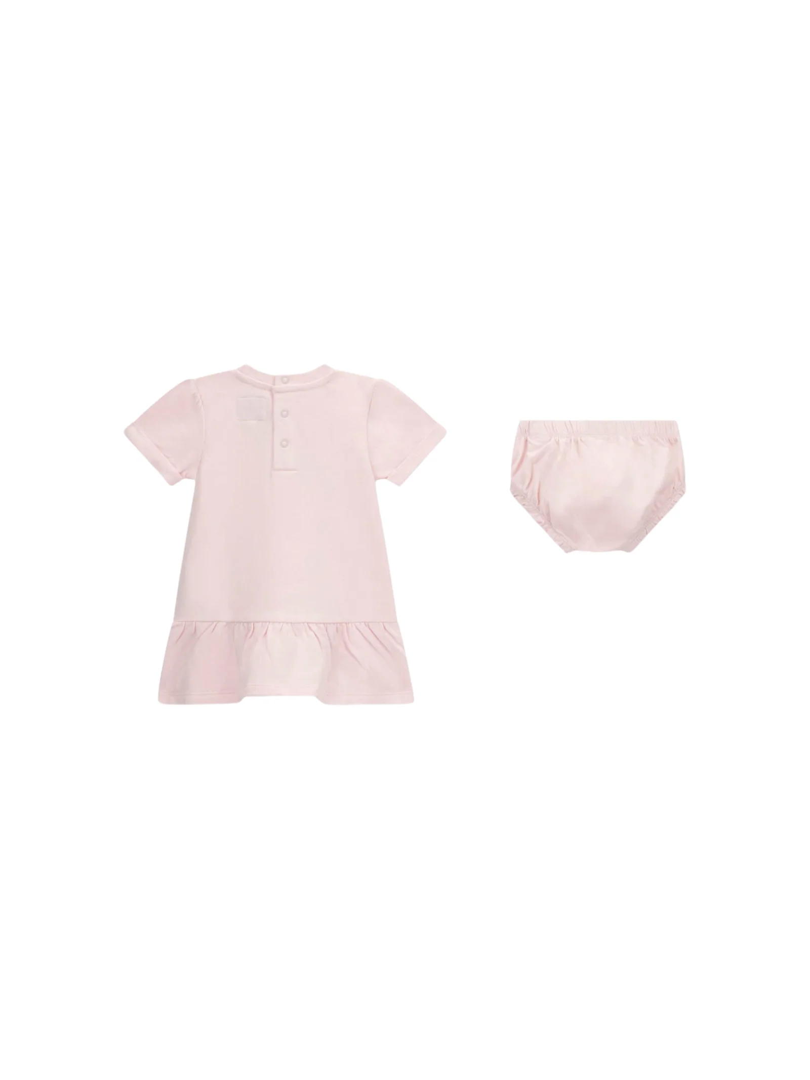 Abito con culotte Guess rosa con stampa orsetto - Image 2