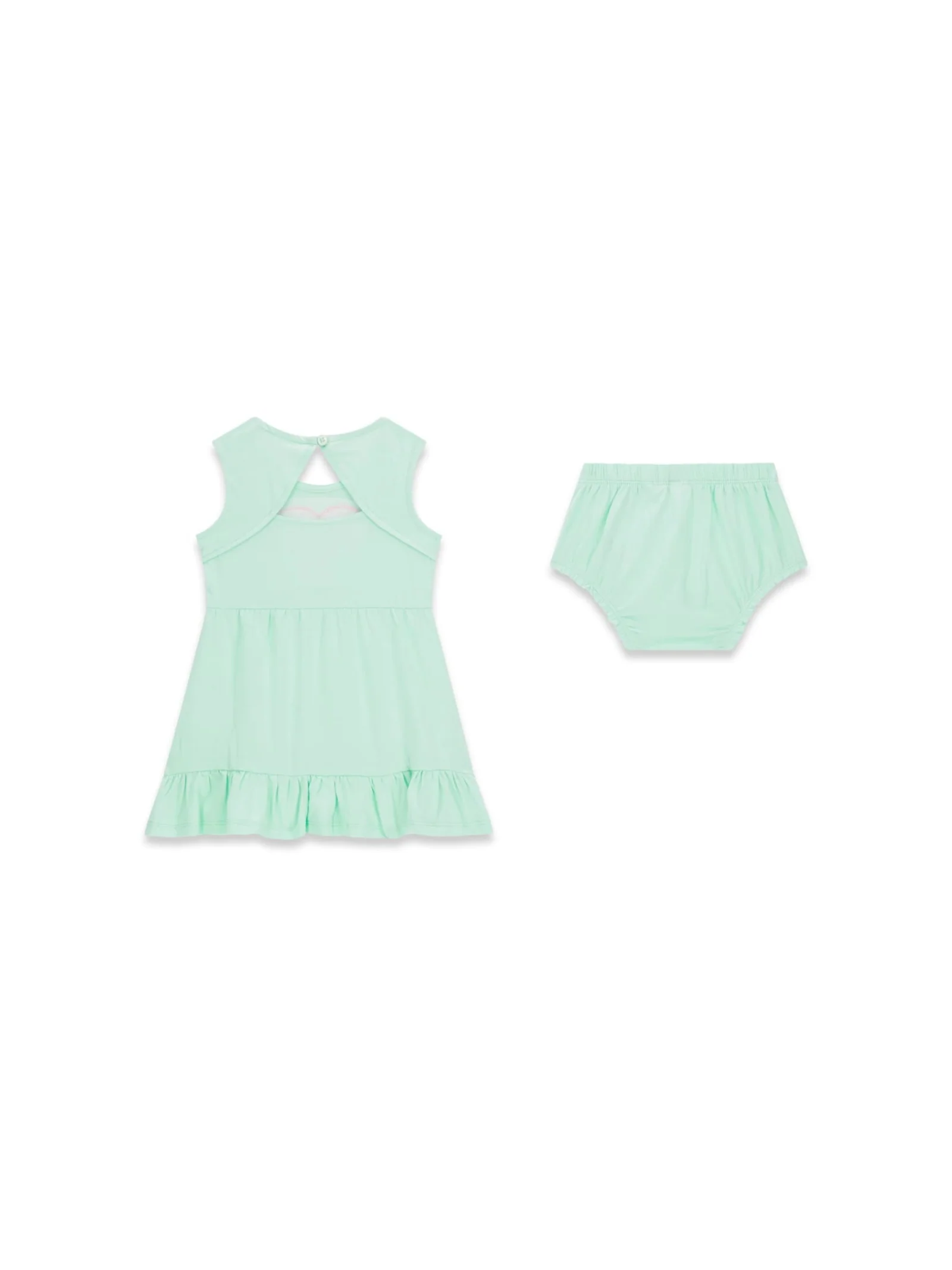 Abito con culotte Guess verde acqua con stampa a cuore - Image 2