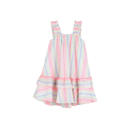 Abito con ruches Billie Blush multicolor - Image 2