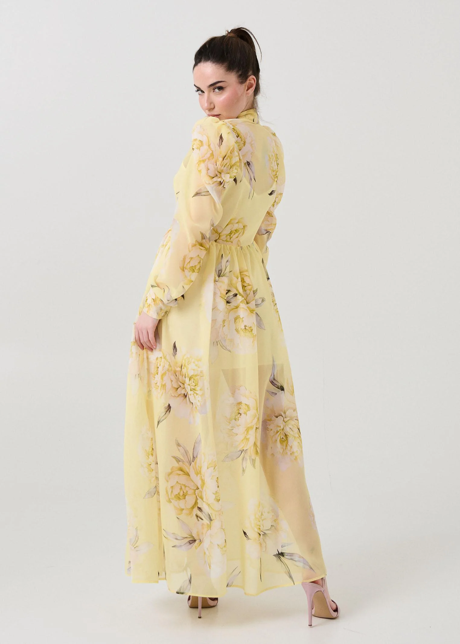 Abito "Dahlia Chemy" Silence Limited giallo - Image 4