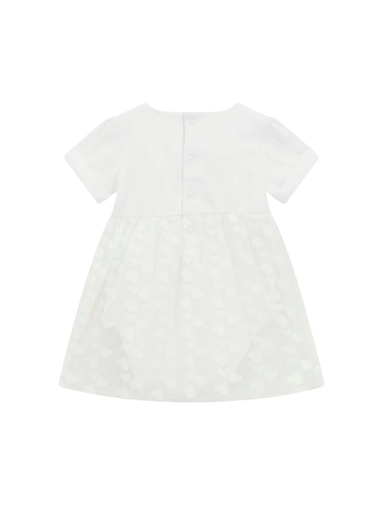 Abito Guess bianco con logo glitter - Image 2