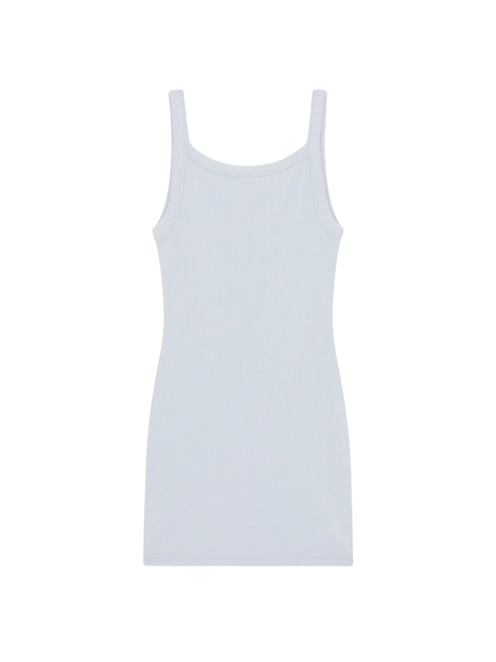 Abito Guess bianco con logo tono su tono - Image 2