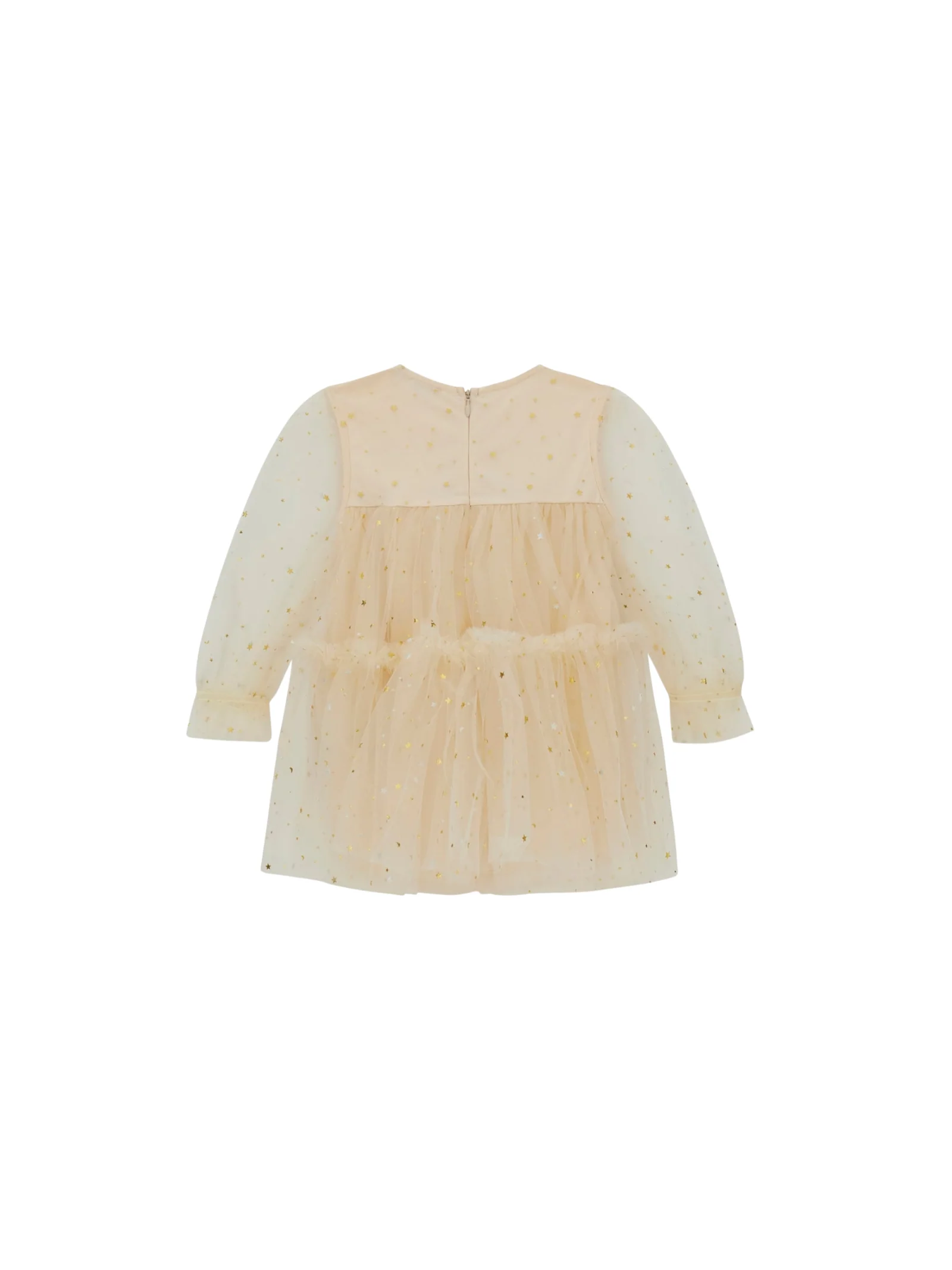 Abito Guess oro in tulle con glitter - Image 2