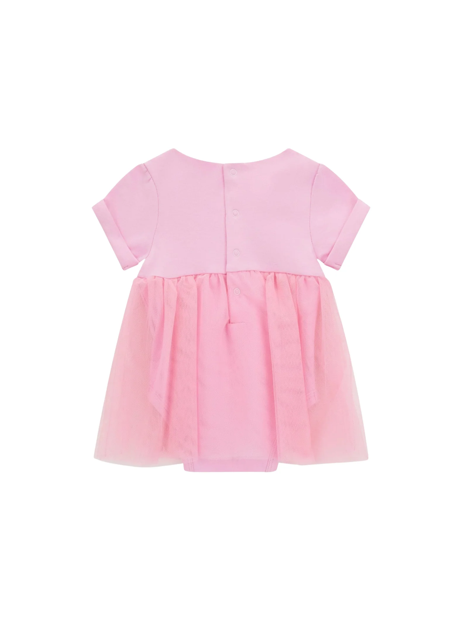 Abito Guess rosa con logo frontale e cuoricini - Image 2