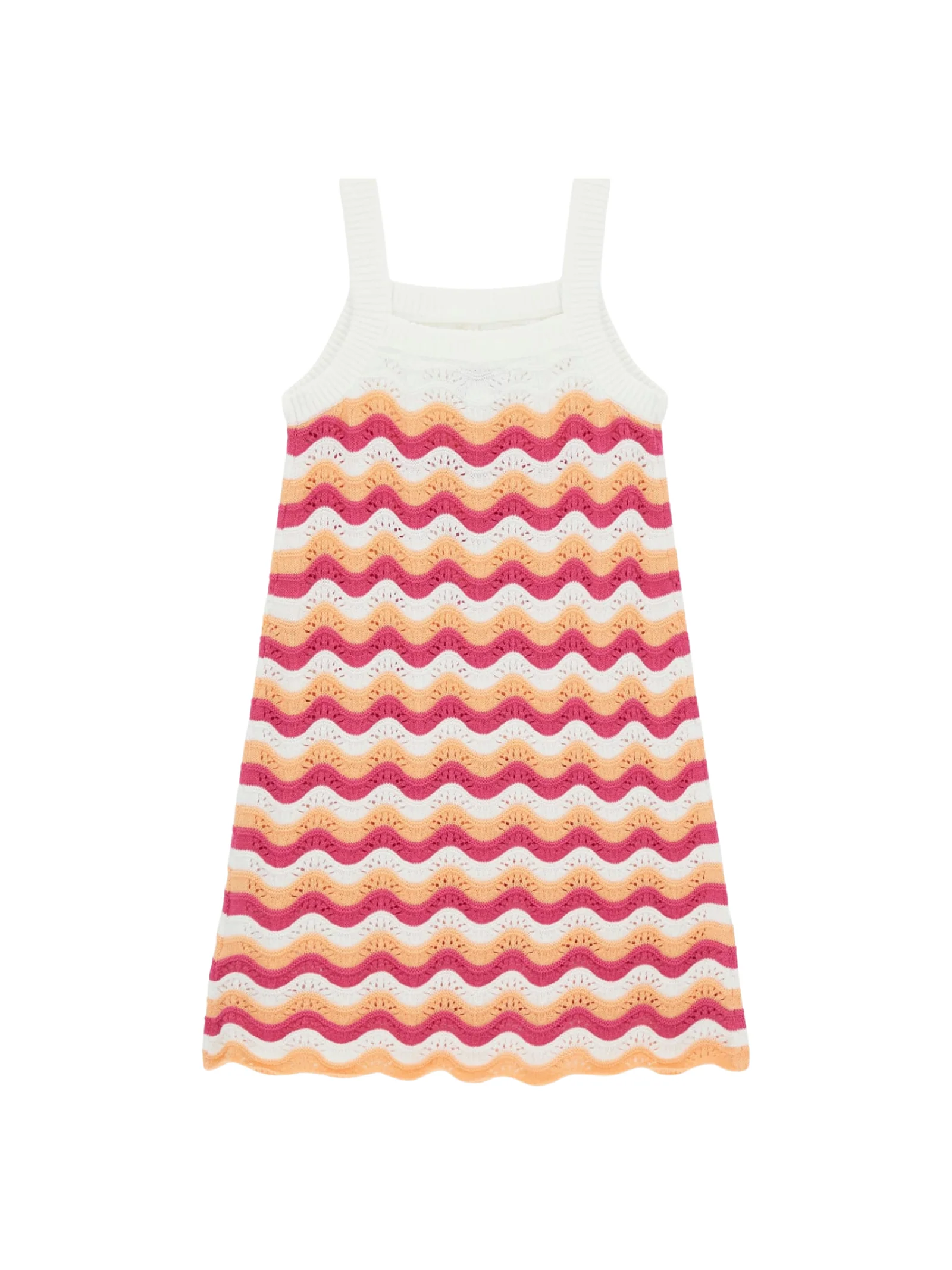 Abito in maglia a onde Guess multicolor