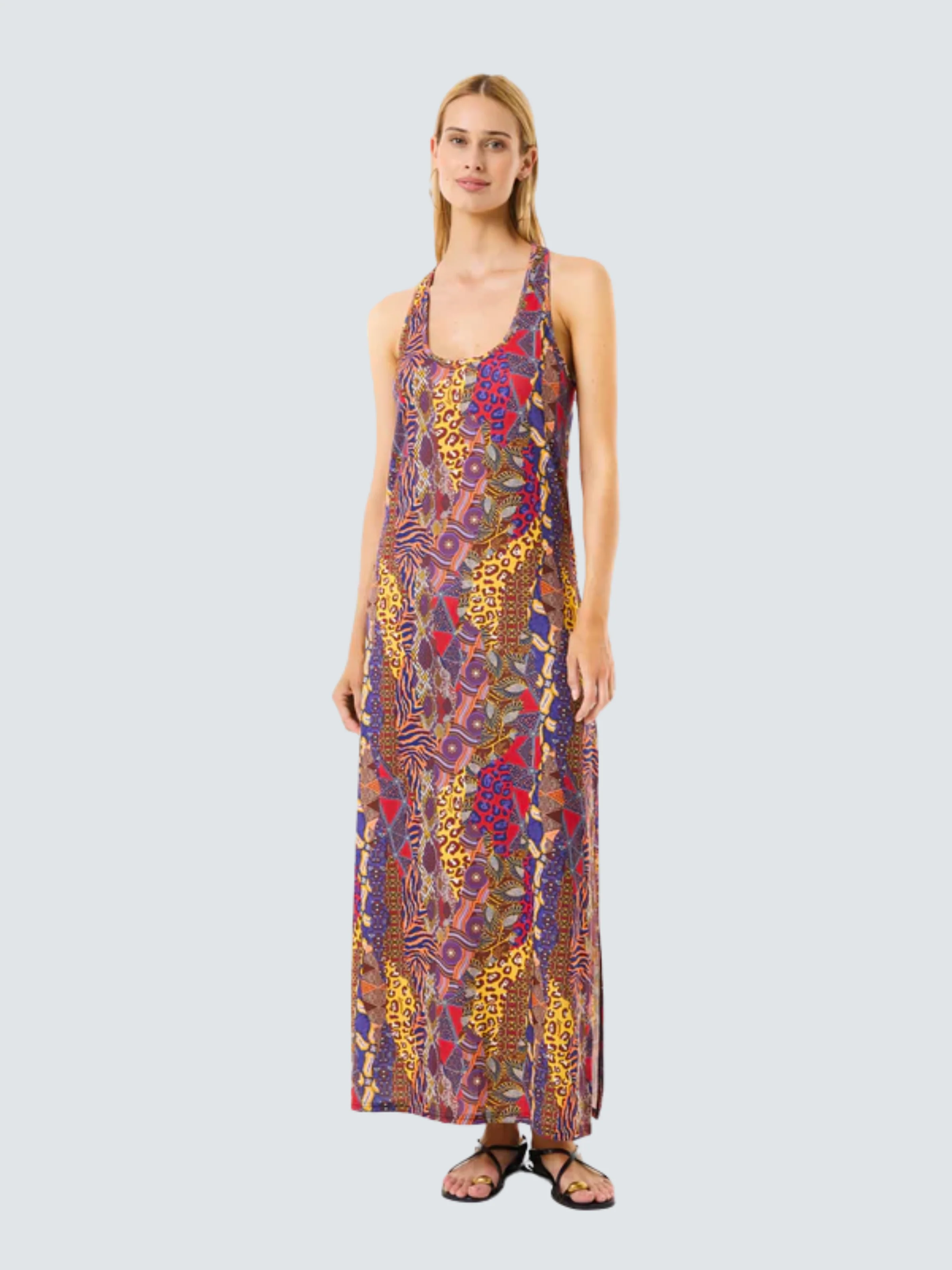 Abito lungo etiopia 4Giveness multicolor