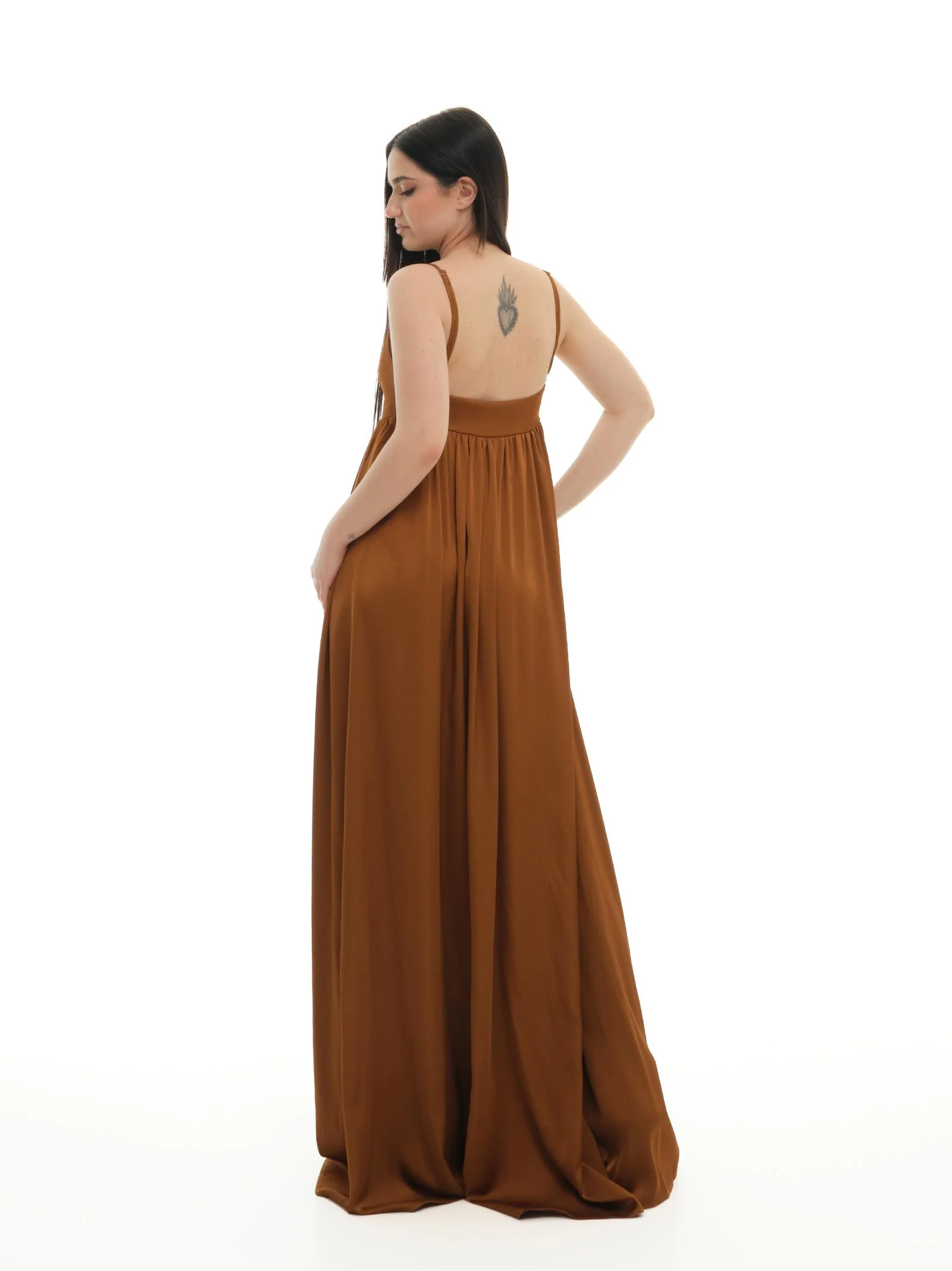 Abito lungo Silence Limited "Victory" bronzo - Image 3