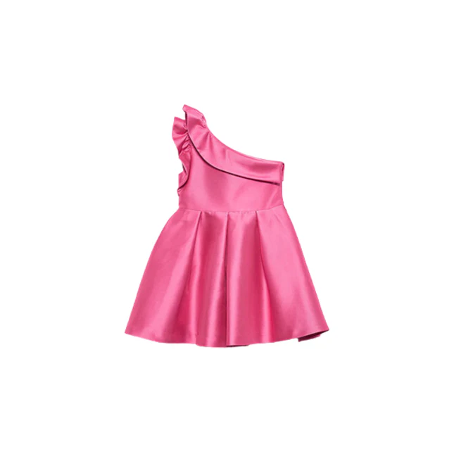 Abito monospalla Abel & Lula fucsia satianto