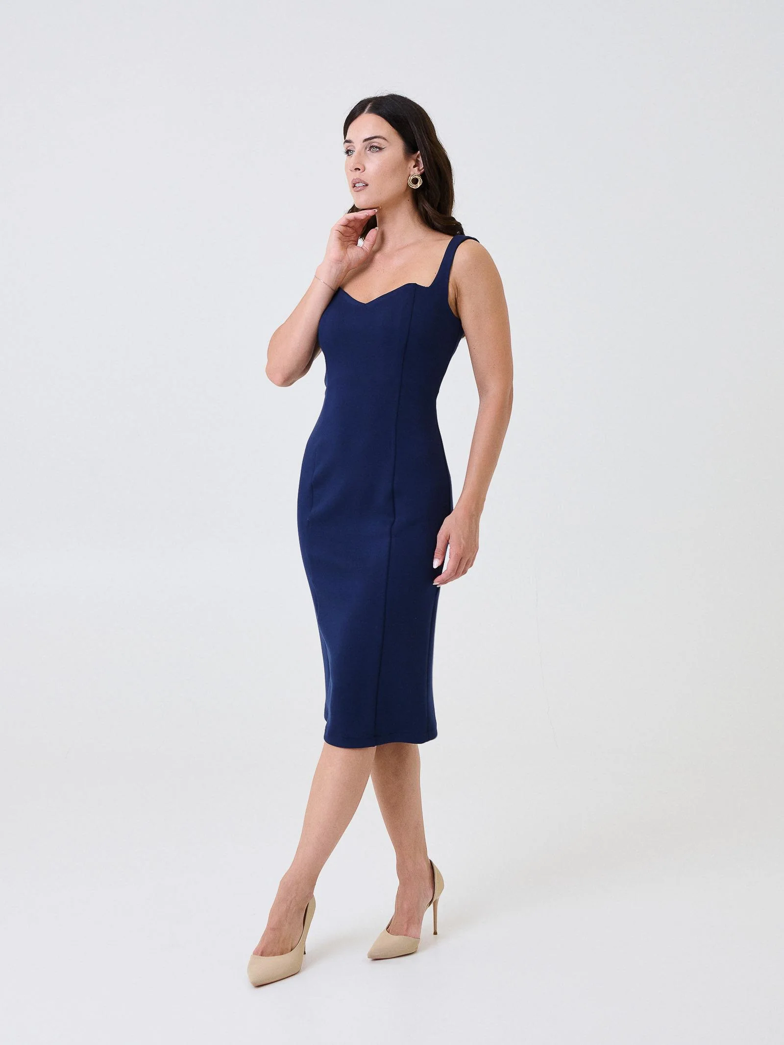 Abito tubino Silence Limited blu navy - Image 2