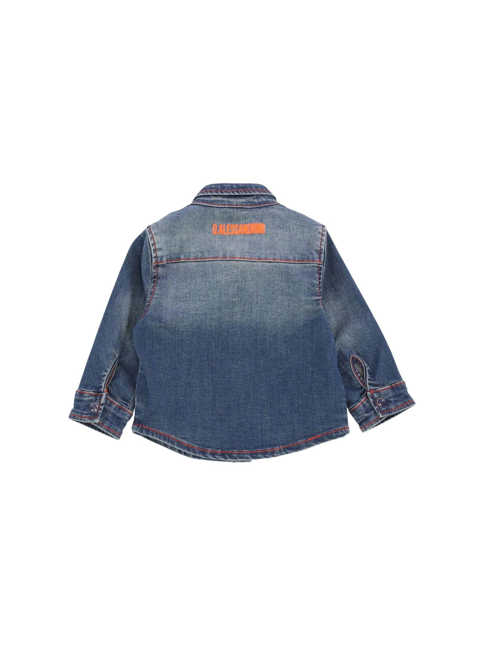 Camicia in denim blu - Image 2
