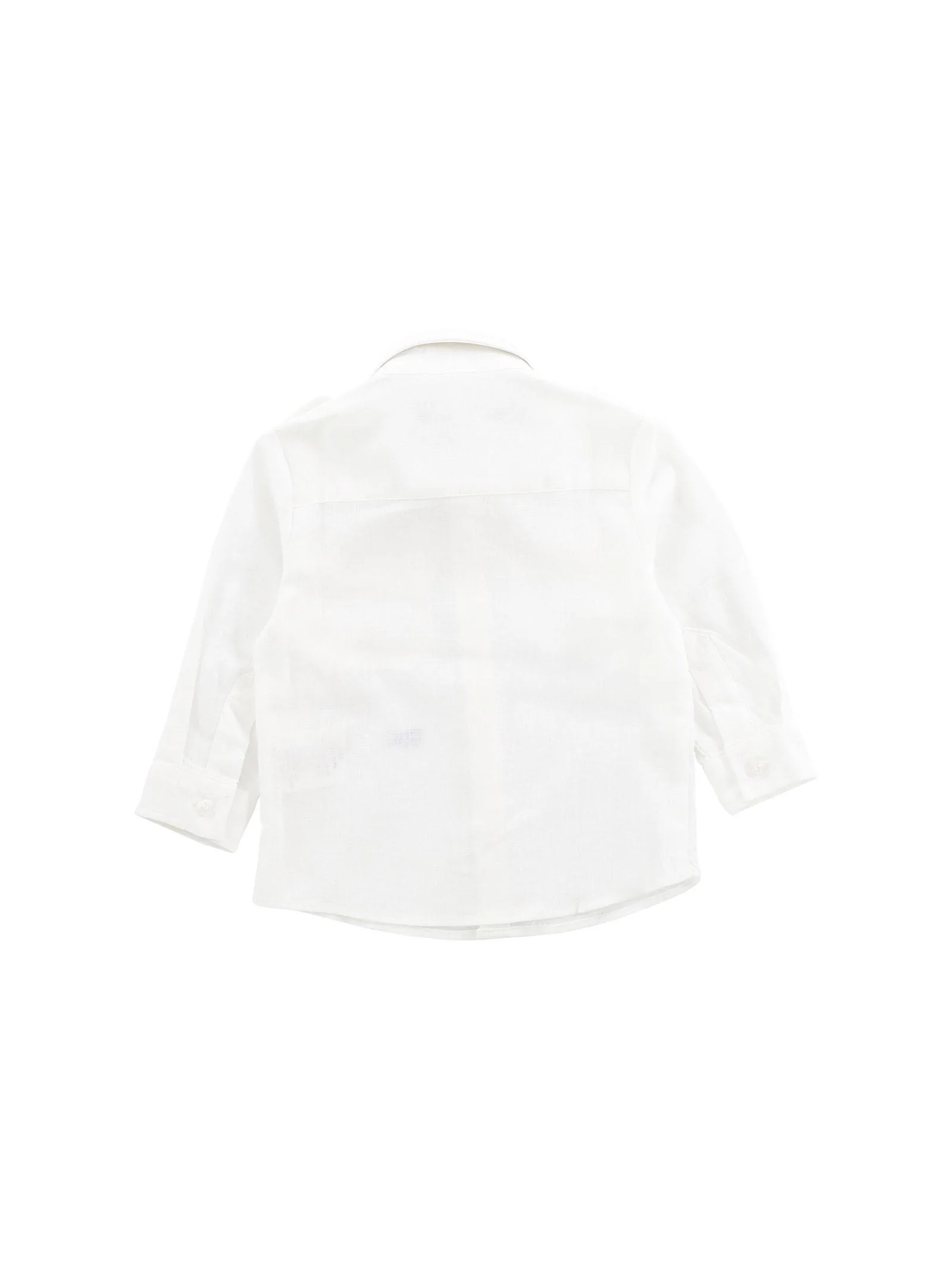 Camicia in lino con due tasche - Image 2