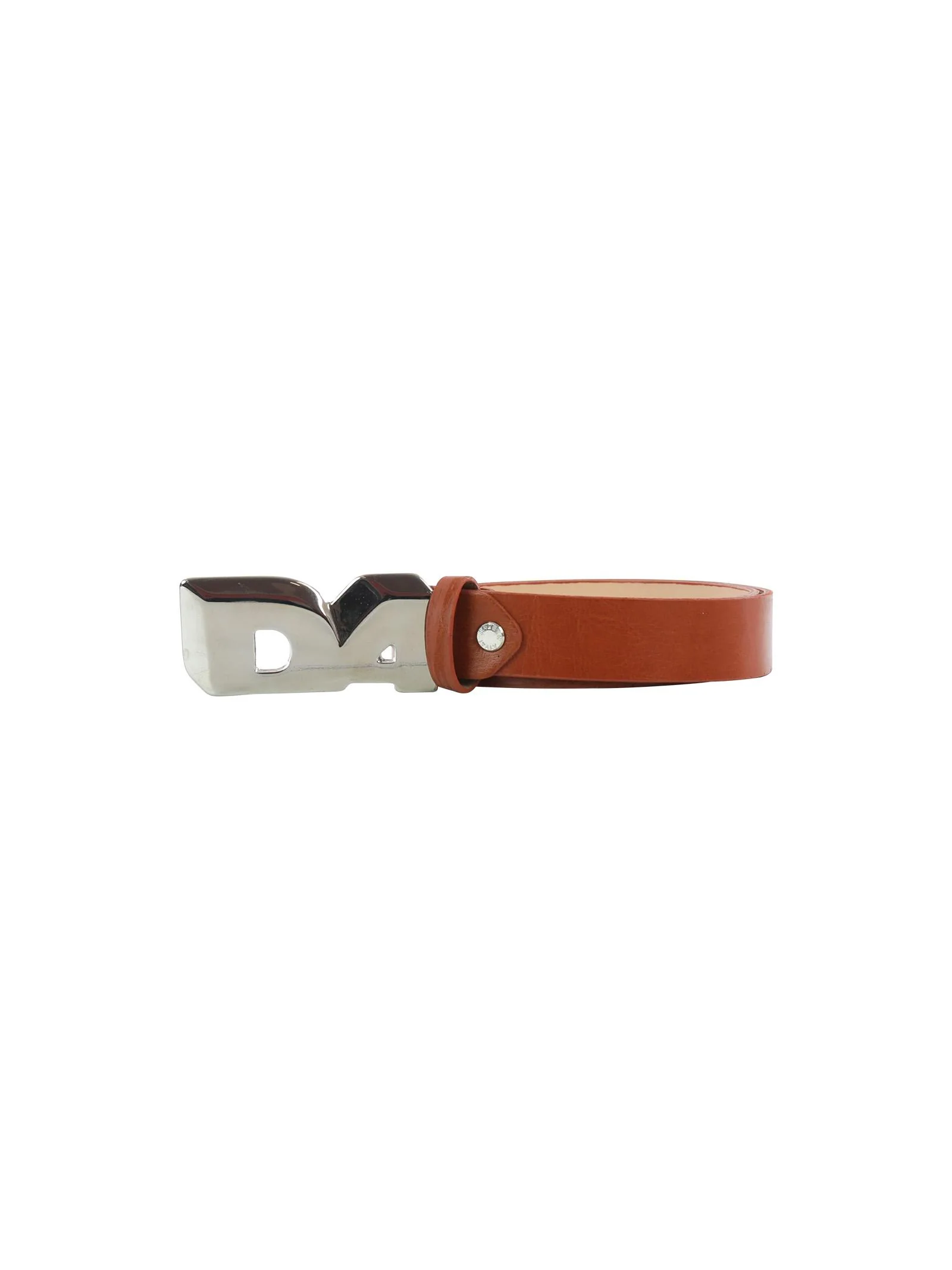 Cintura in pelle marrone