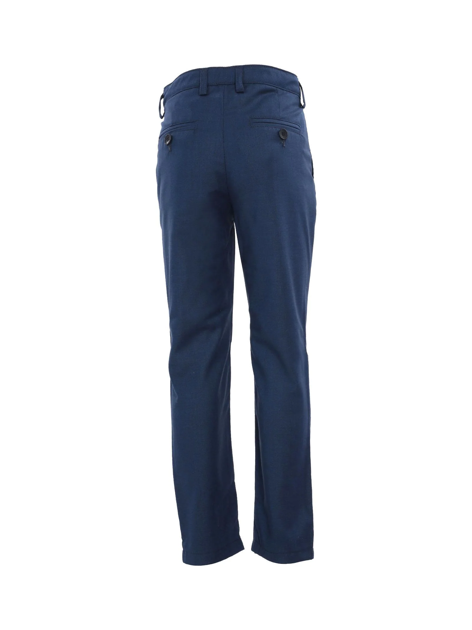 Pantalone blu con micro pois - Image 3