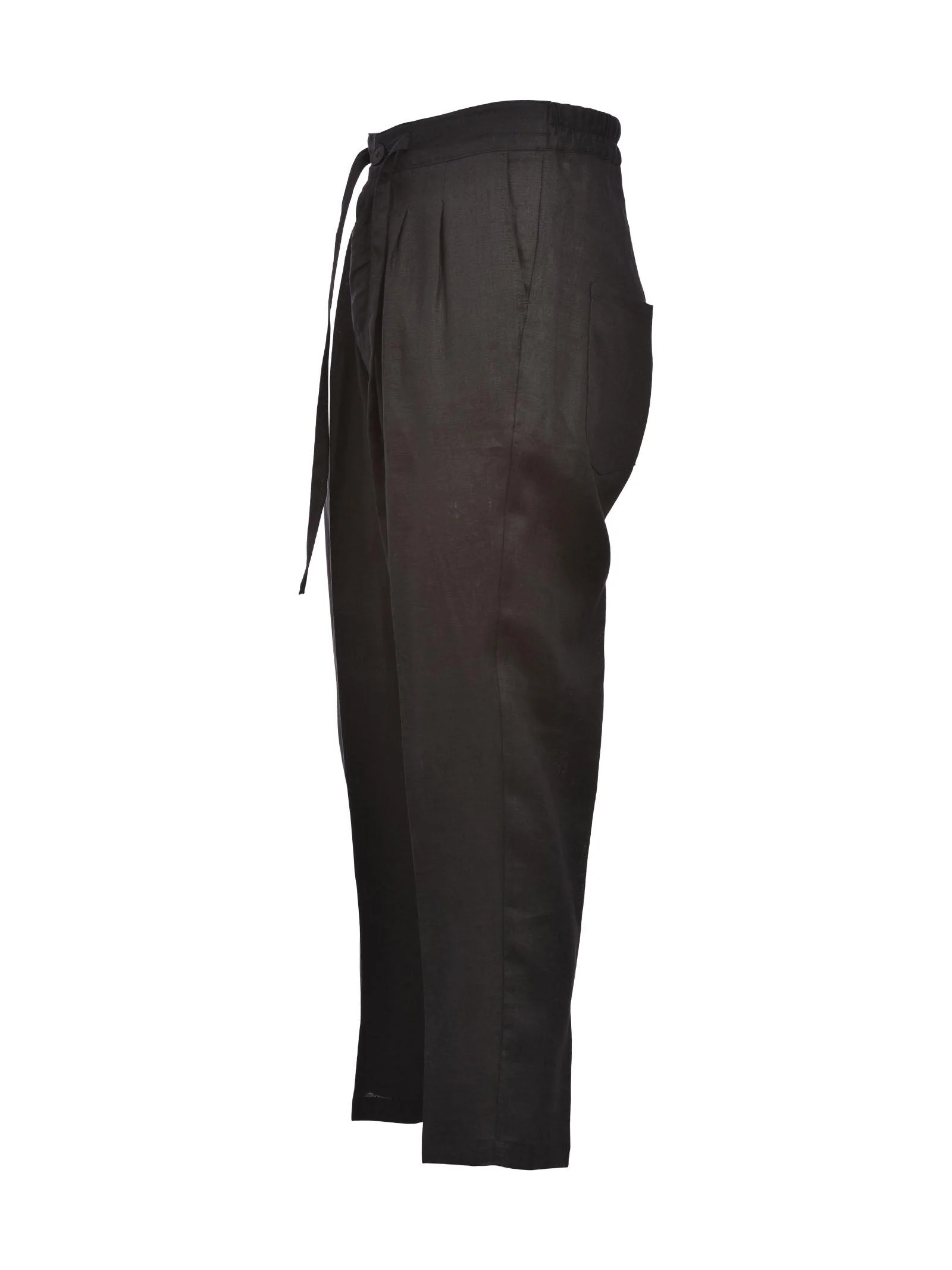 Pantalone nero in lino - Image 2