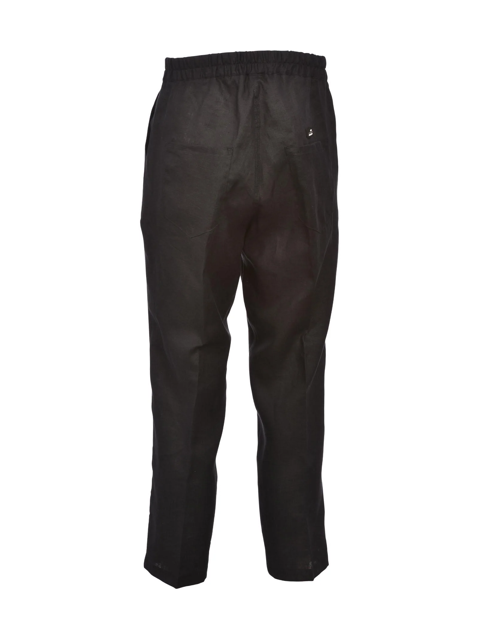 Pantalone nero in lino - Image 3