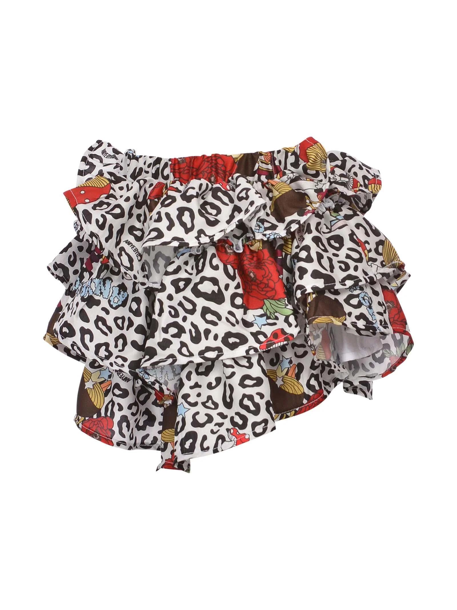 Gonna bianca leopardata rock - Image 2