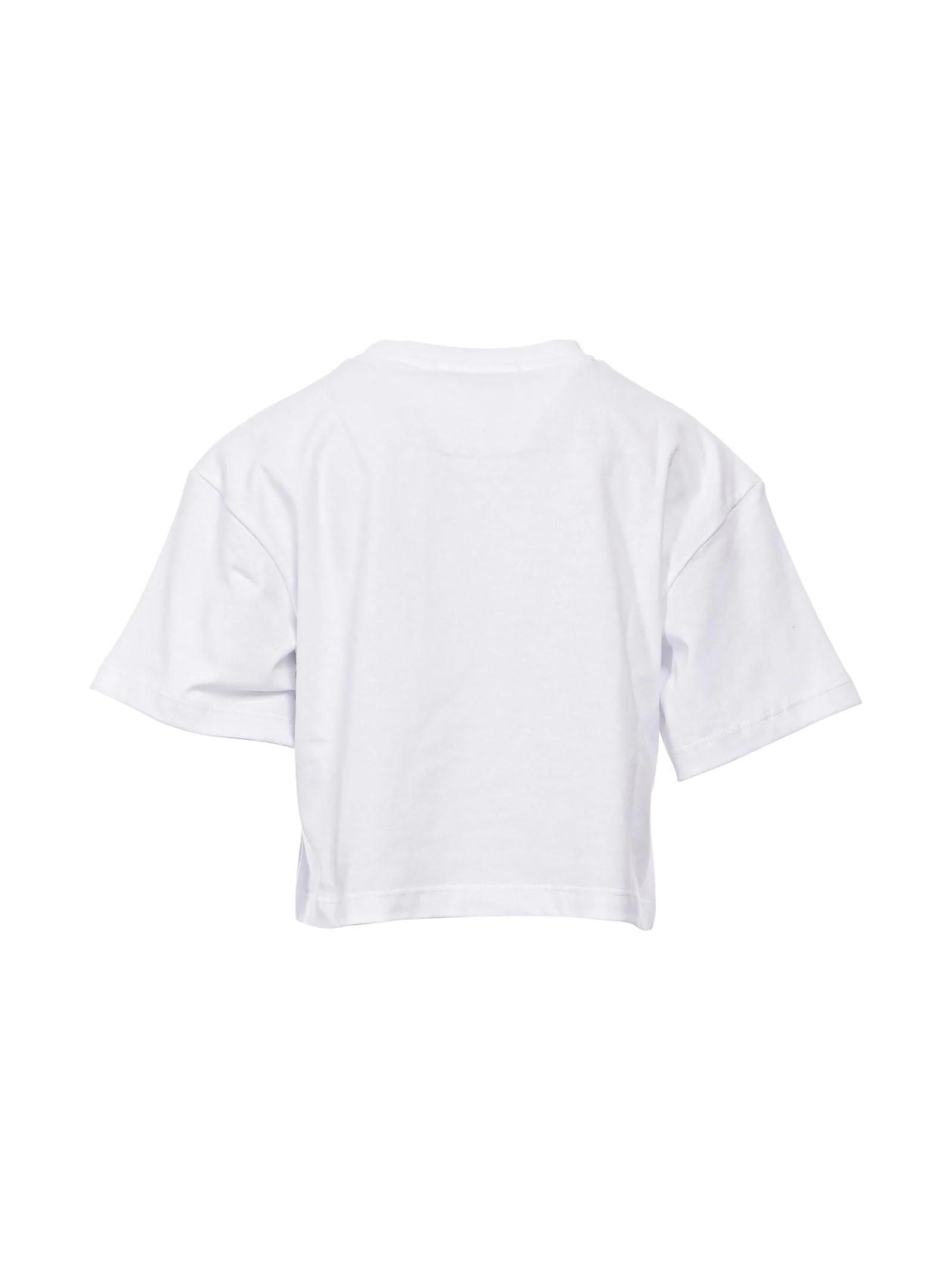 T-shirt bianca stampa floreale rock - Image 3