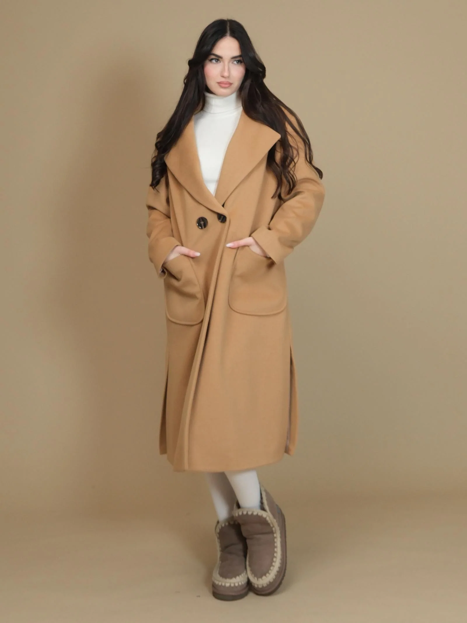 Cappotto "gianna" Armoire cammello