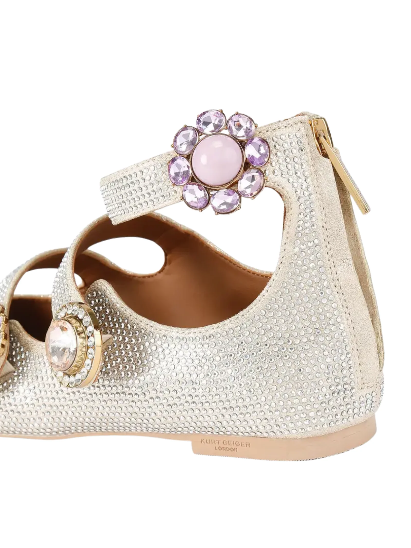 Ballerine "Ornate Gladiator" Kurt Geiger champagne - Image 3