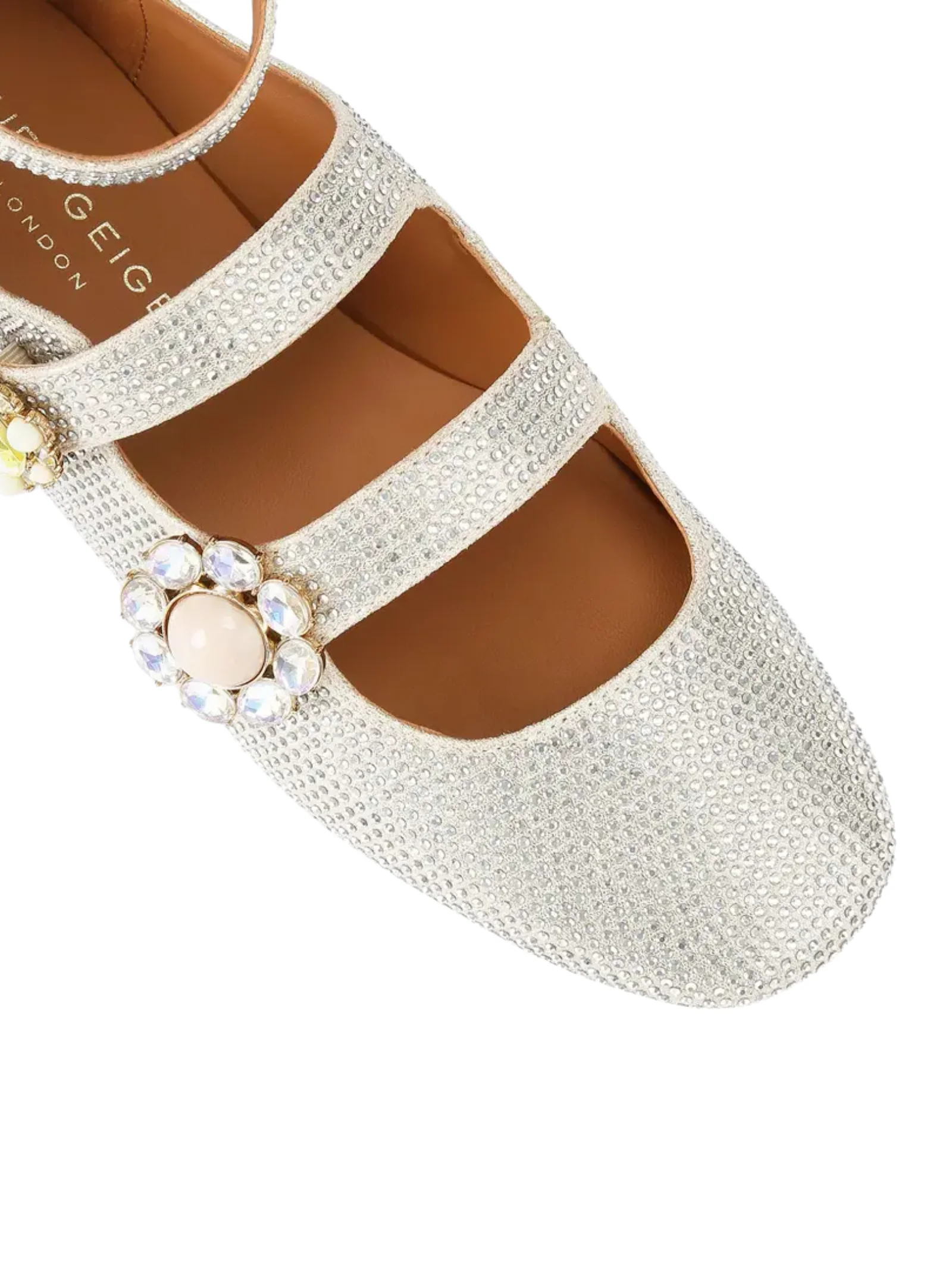 Ballerine "Ornate Gladiator" Kurt Geiger champagne - Image 4
