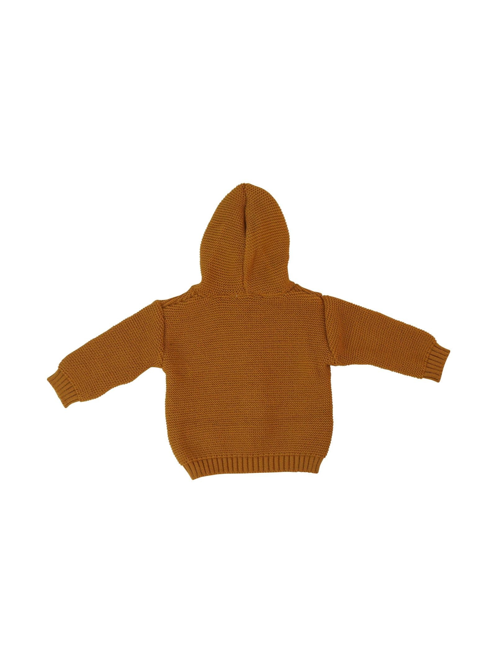 Cardigan in maglia senape - Image 2