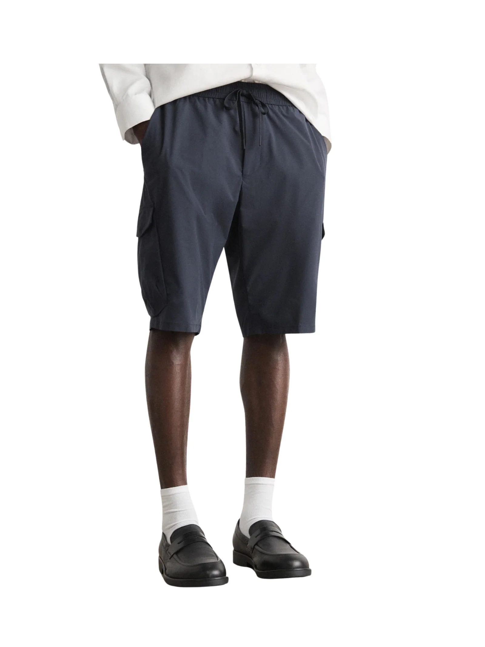 Bermuda cargo Boss blu scuro