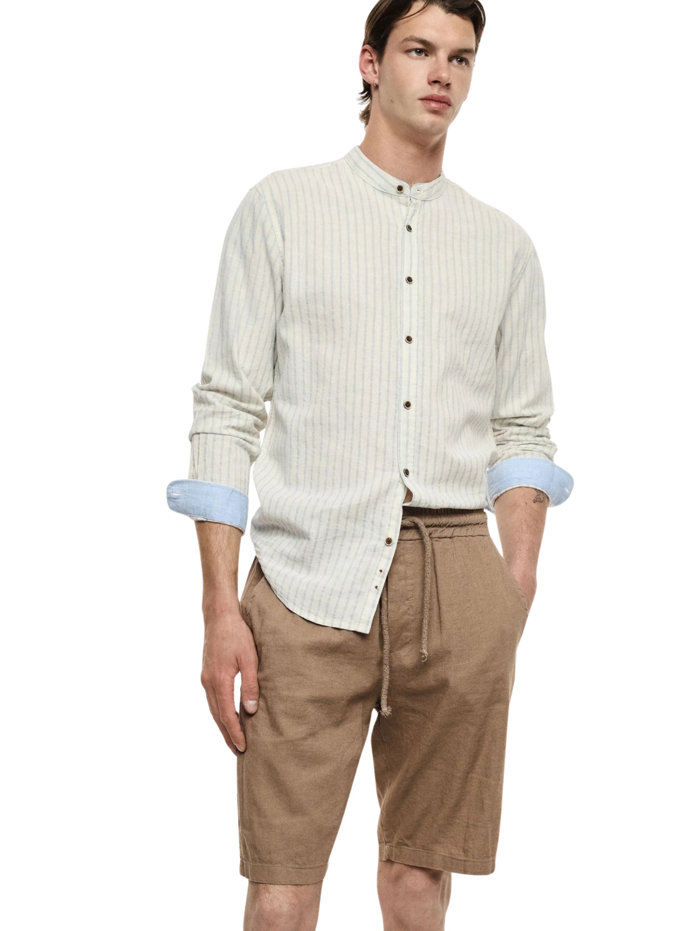 Bermuda chino-fit Imperial fango - Image 2