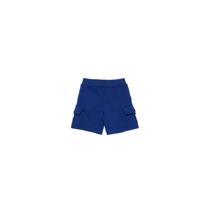 Bermuda Dsquared blu con logo e foglia d'acero in rilievo - Image 2