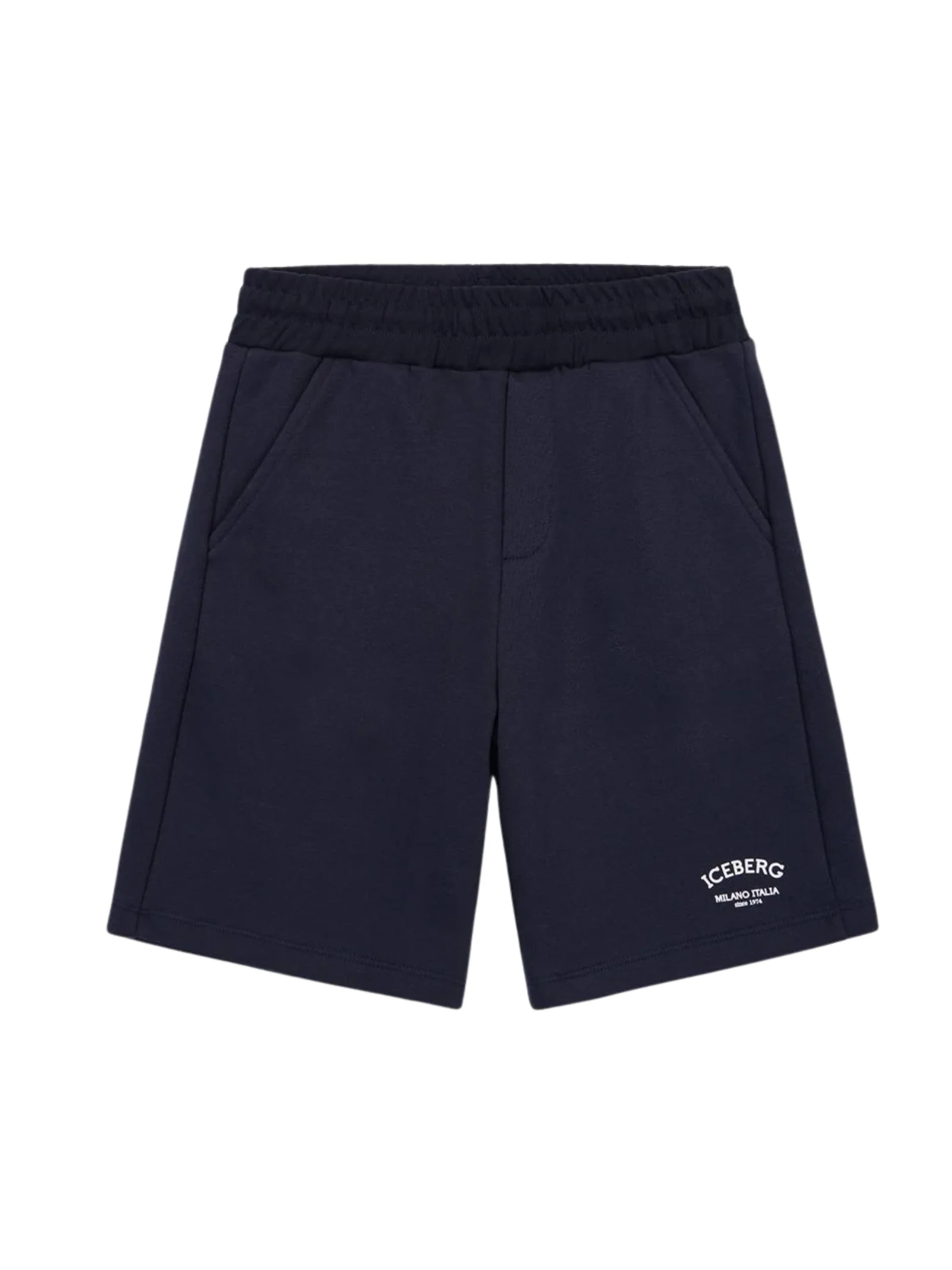 Bermuda Iceberg blu navy con logo