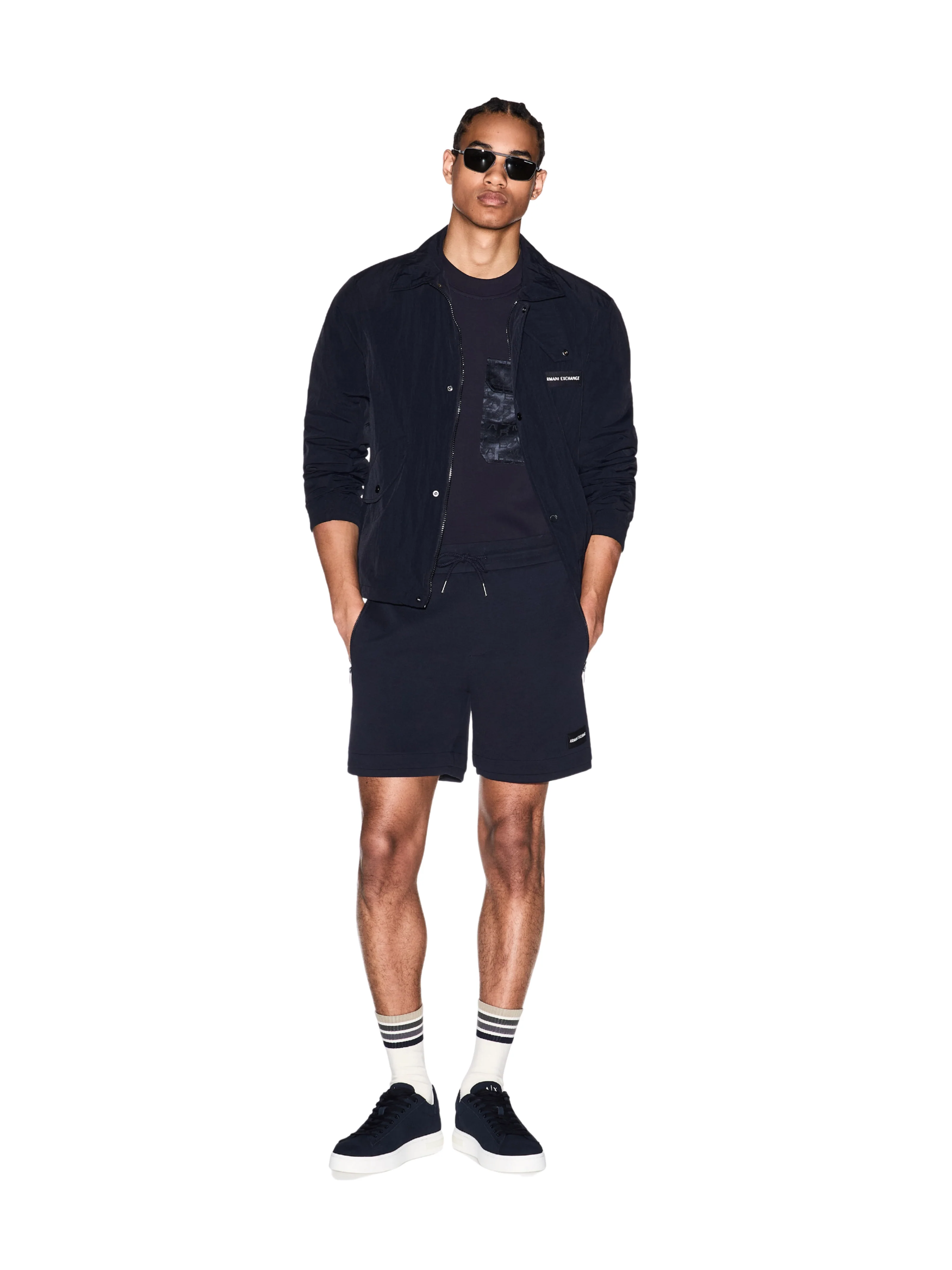 Bermuda in cotone Armani Exchange nero - Image 5