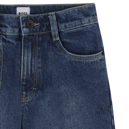 Bermuda in denim Boss blu - Image 3