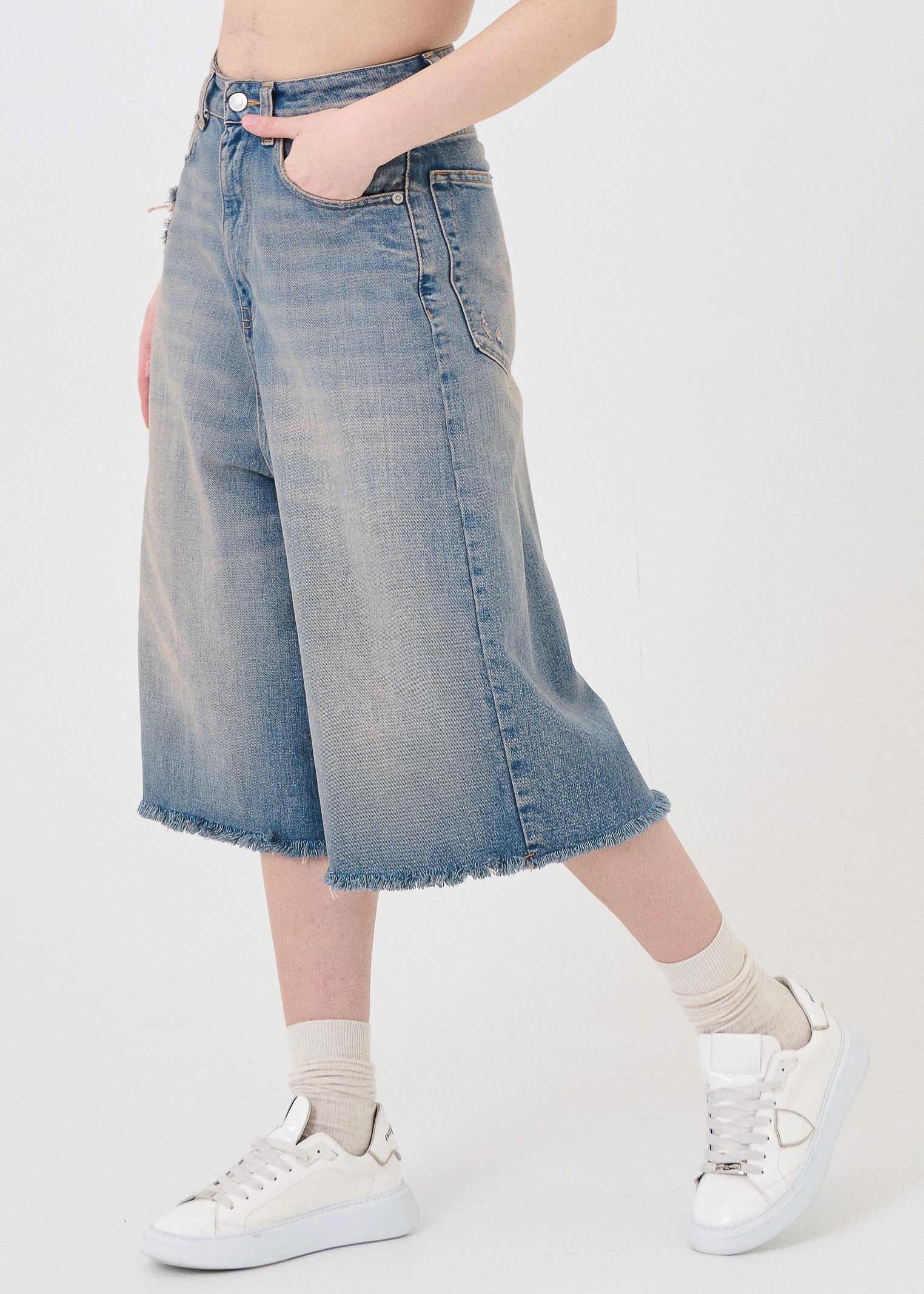 Bermuda in jeans "Carola" Vicolo blu - Image 2