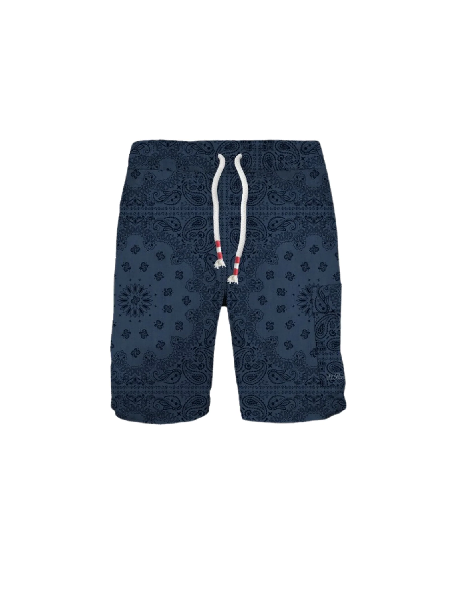 Bermuda "marsille" Saint Barth blu con stampa paisley