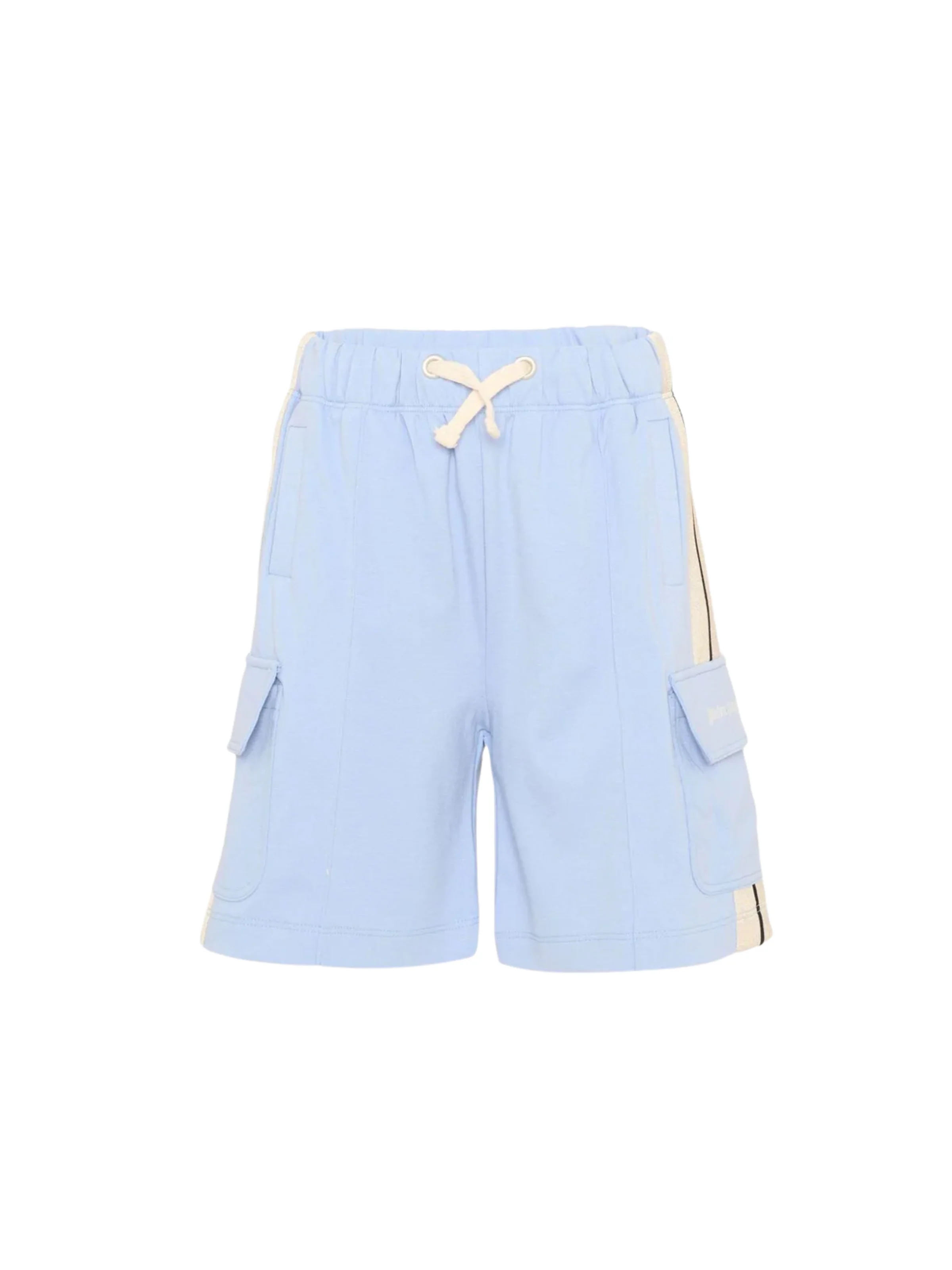 Bermuda Palm Angels azzurro cargo con bande laterali