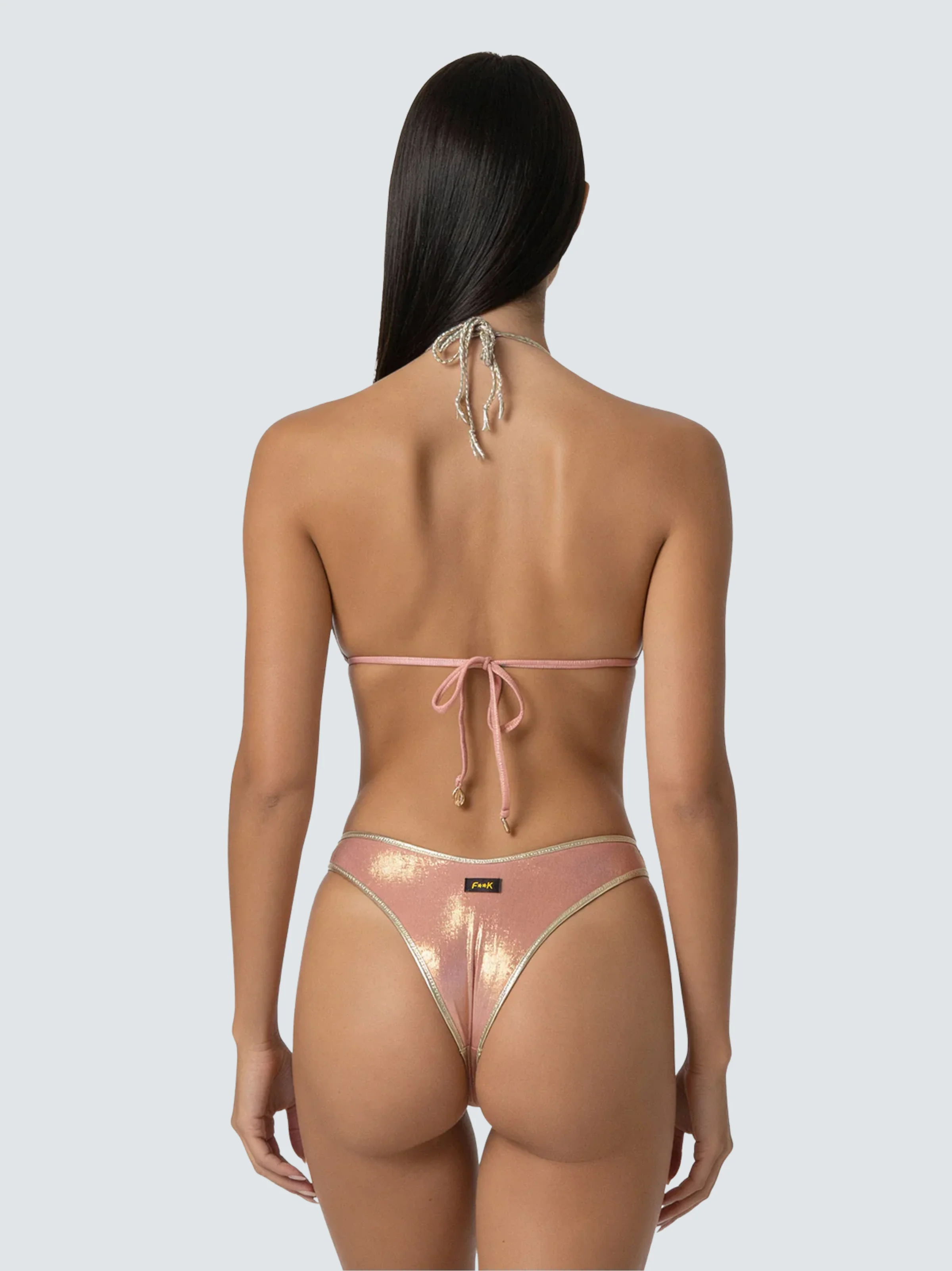 Bikini a due pezzi laminato Fk multicolor - Image 2