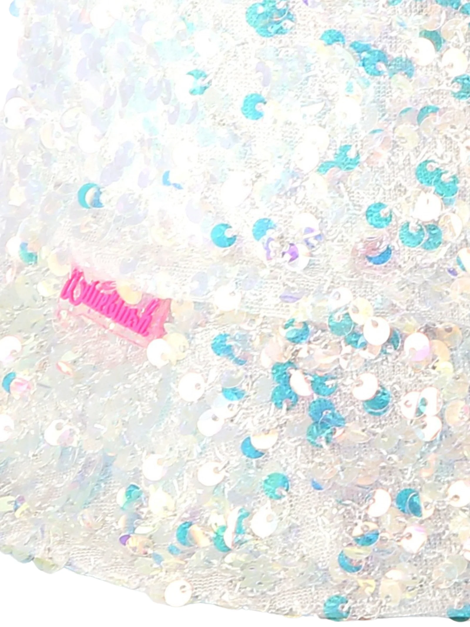 Cappello bucket Billie Blush argentato con paillettes all over - Image 3