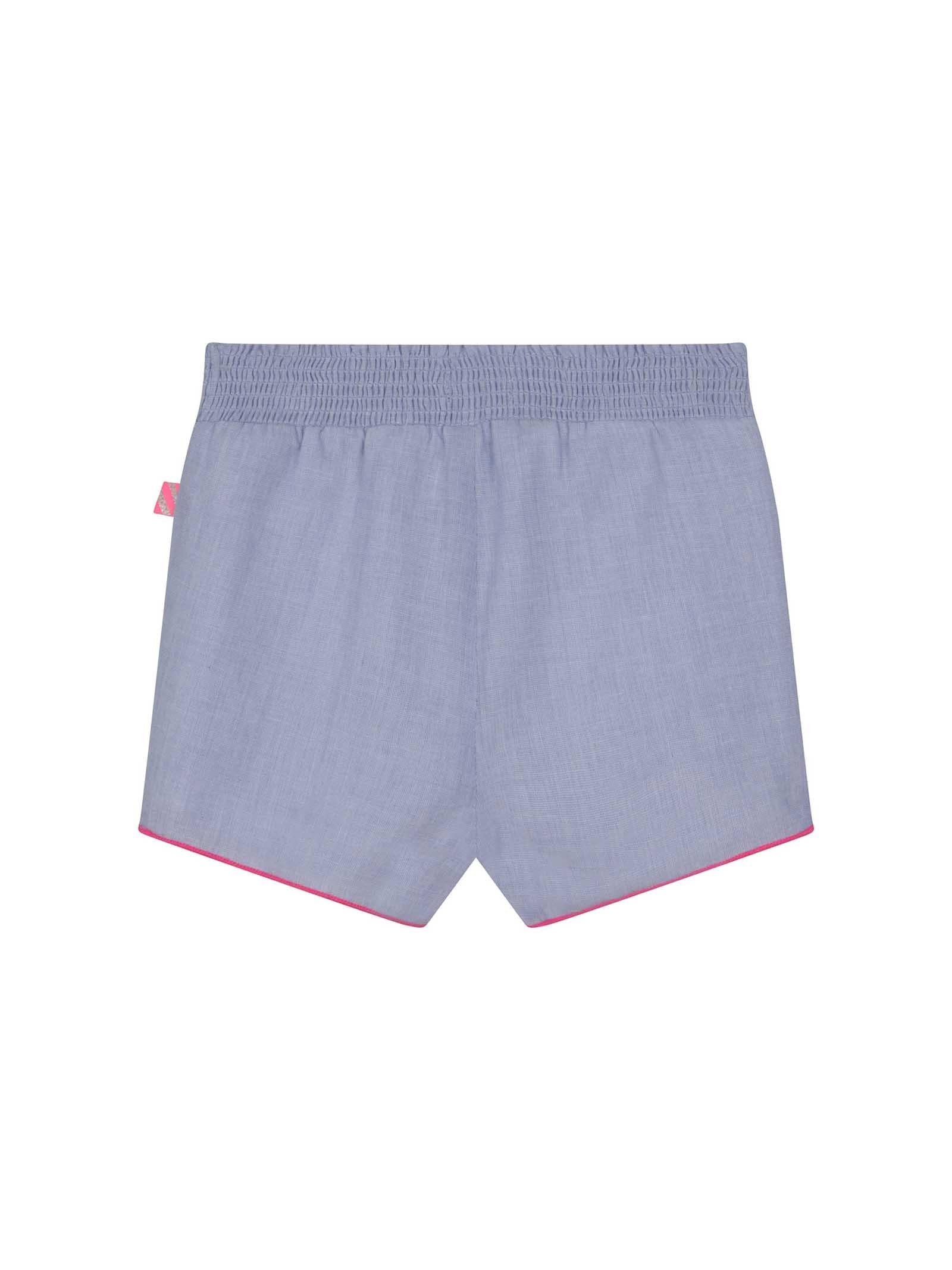 Shorts blu con stampa ballon - Image 2