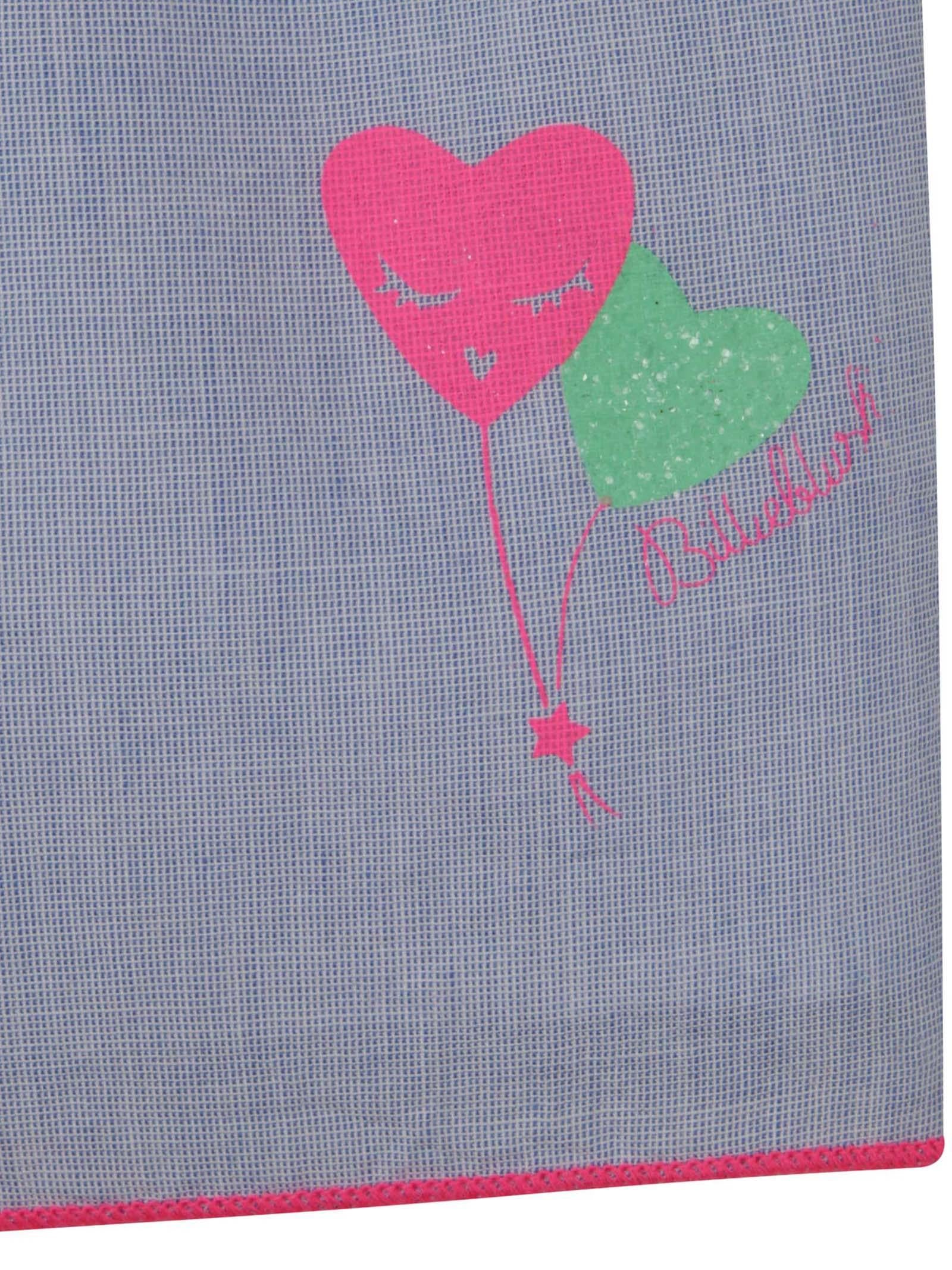 Shorts blu con stampa ballon - Image 3