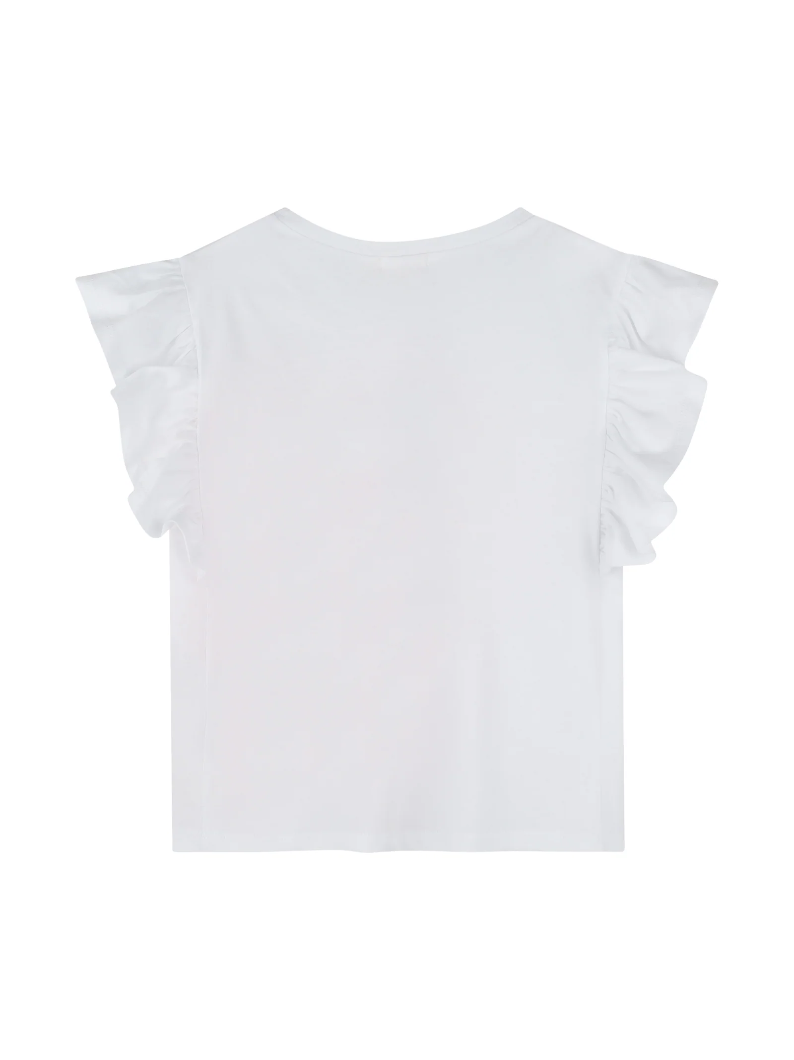 T-Shirt Billie Blush bianca con stampa cuore e scritta big sis - Image 2